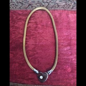 Lovely heart’s with gold chains n diamonds 💎